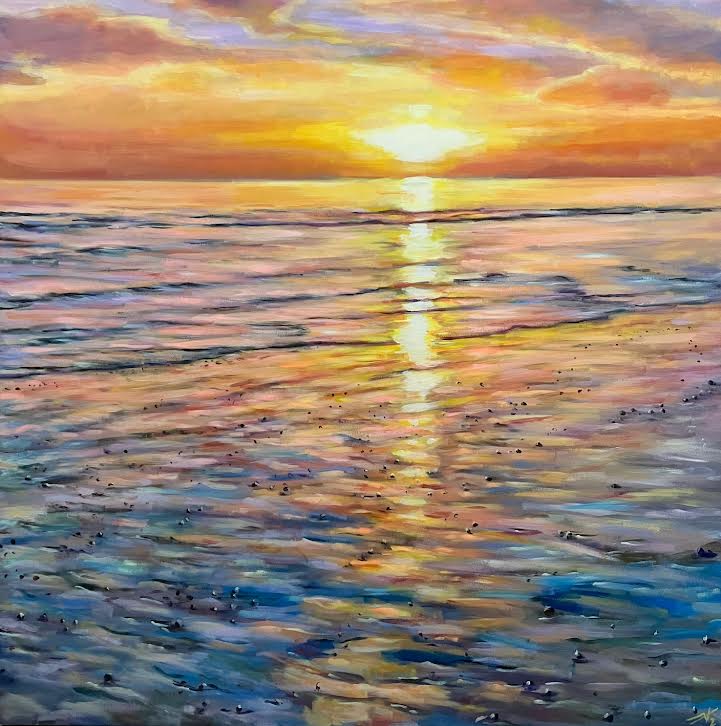 Sunset at low tide | ART 5 Gallery