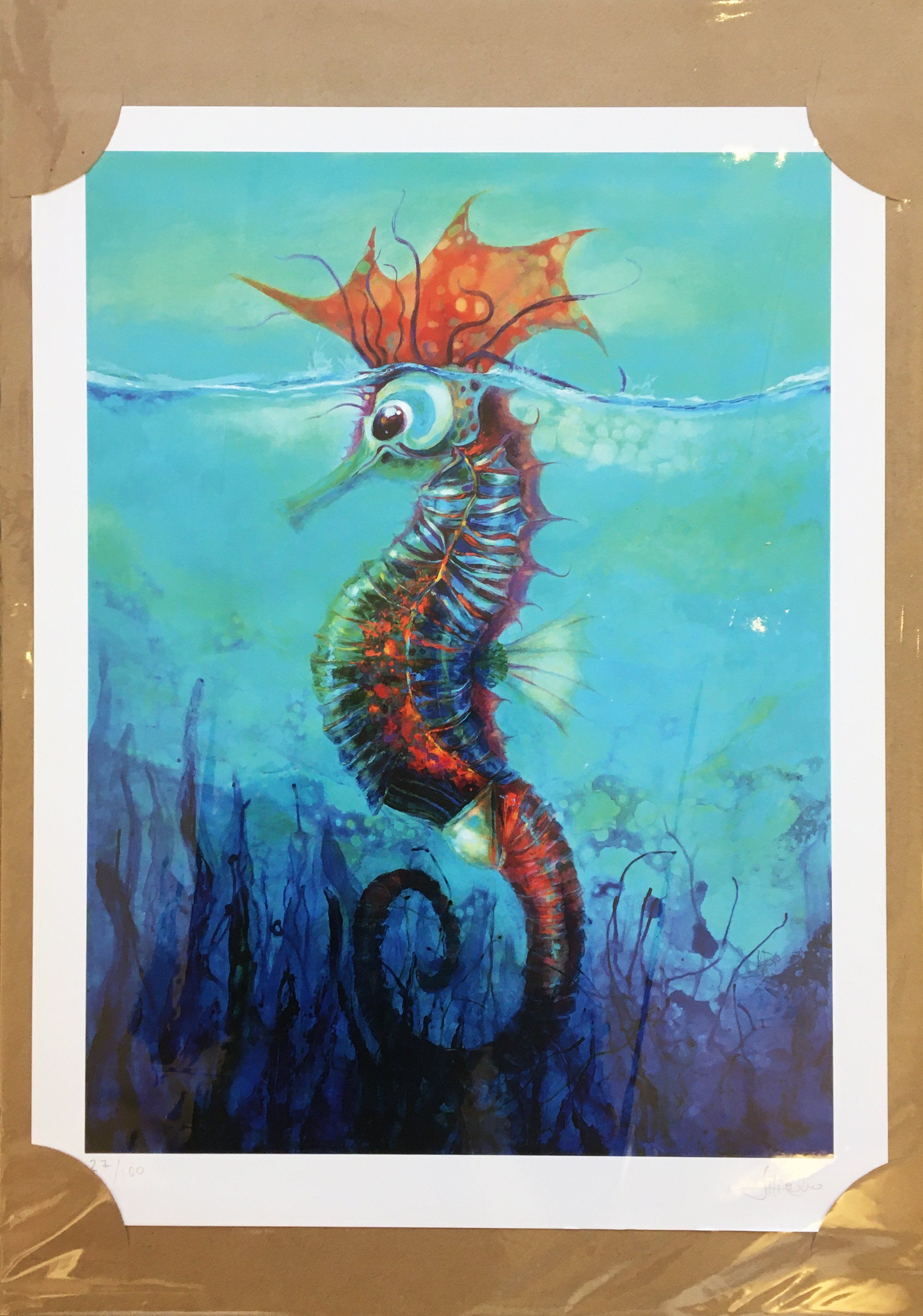 famous seahorse painting